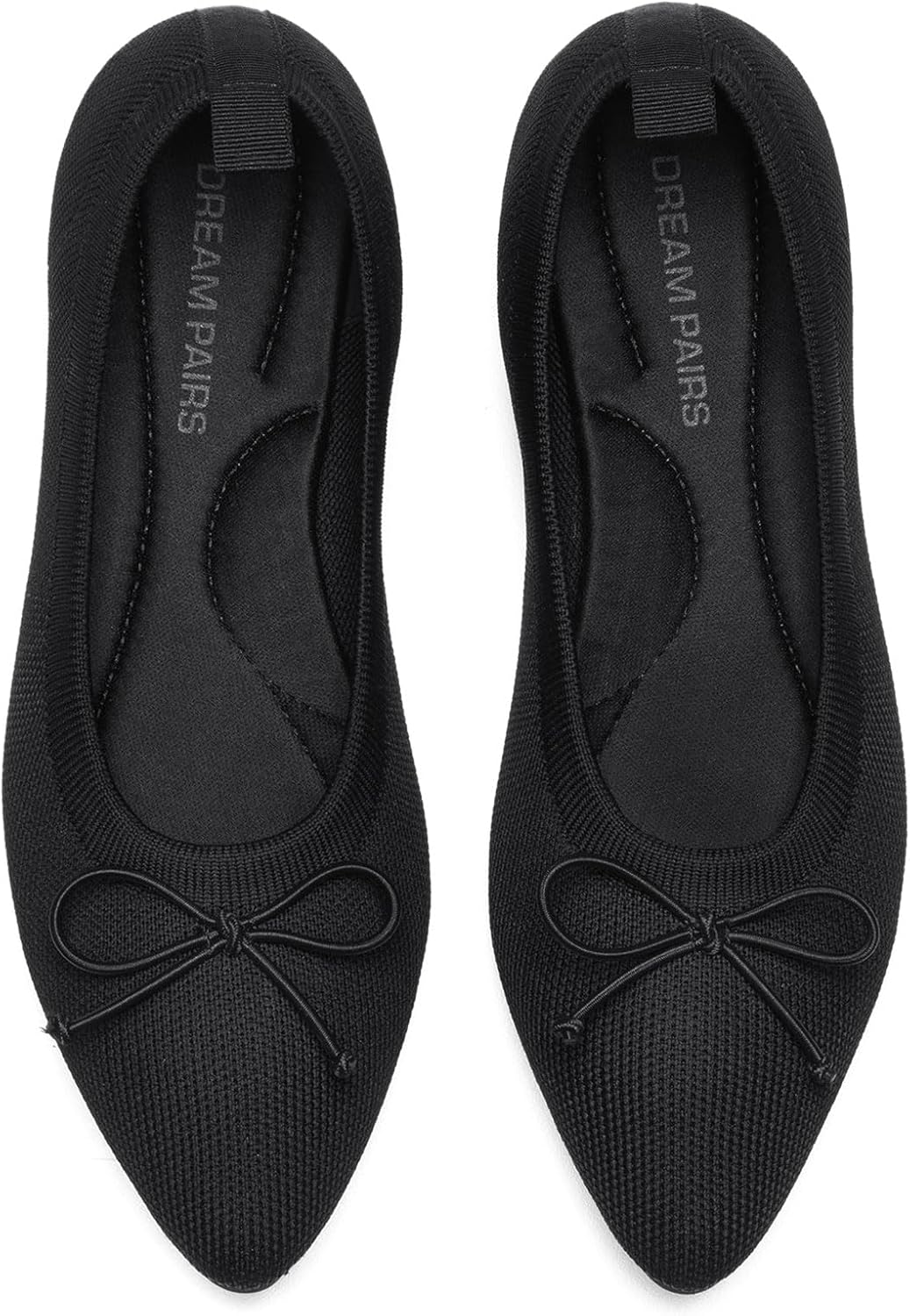 DREAM PAIRS Women's Ballet Knit Flats for Comfort and Style