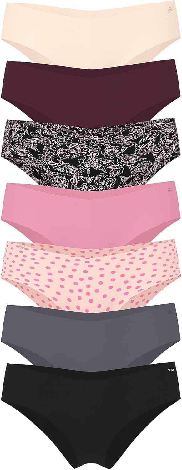 Victoria's Secret Women's No Show Cheeky Underwear Multi Pack