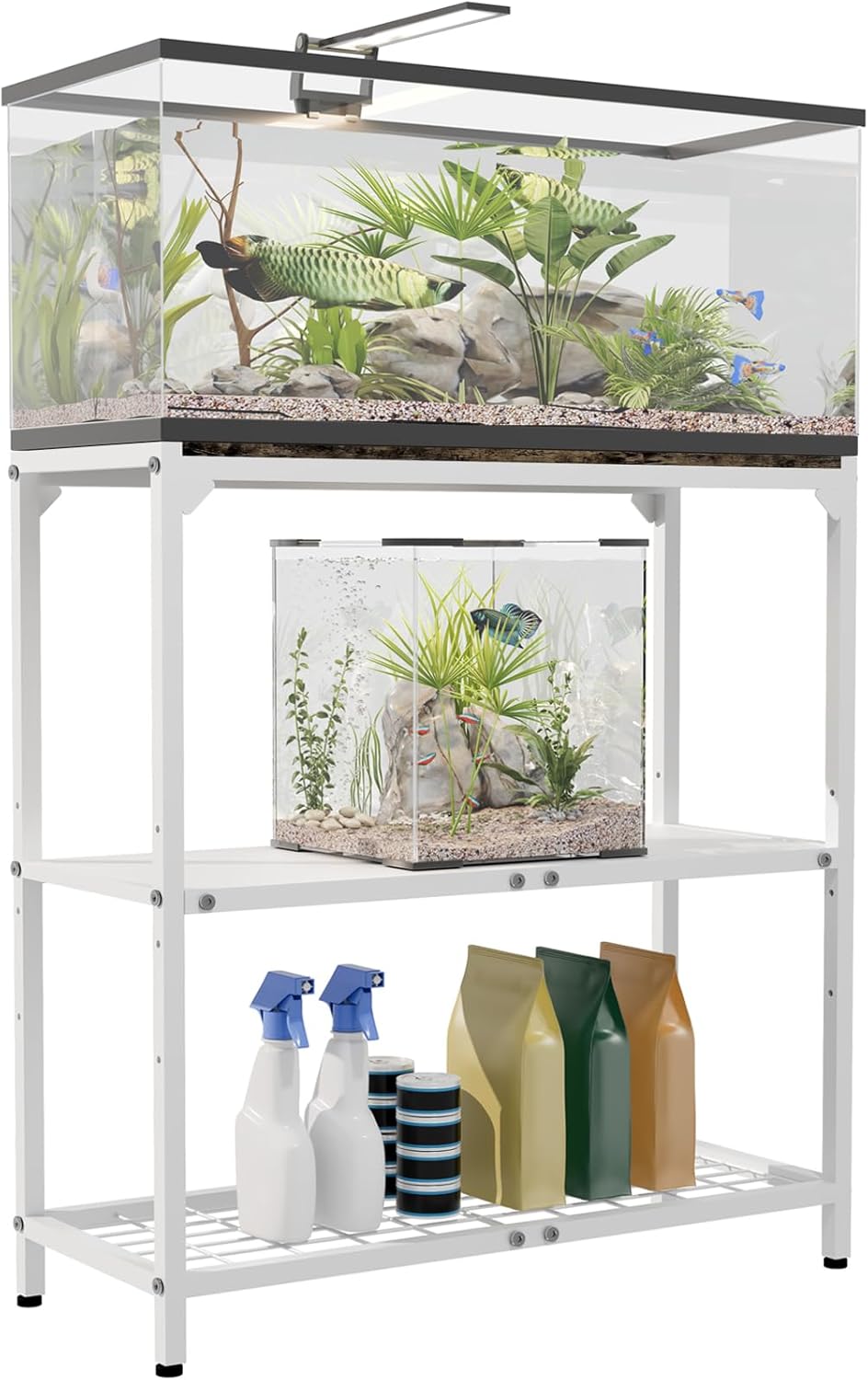 20-30 Gallon Aquarium Stand with Adjustable 3-Tier Storage