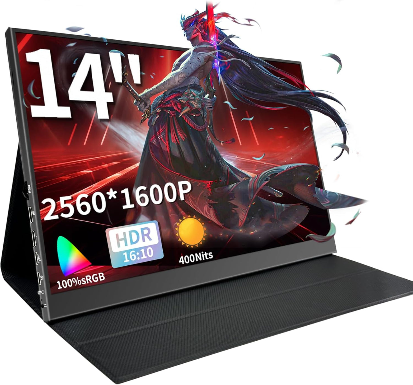 Ultra-slim 2.5K Portable Monitor - Crisp Display, Everywhere