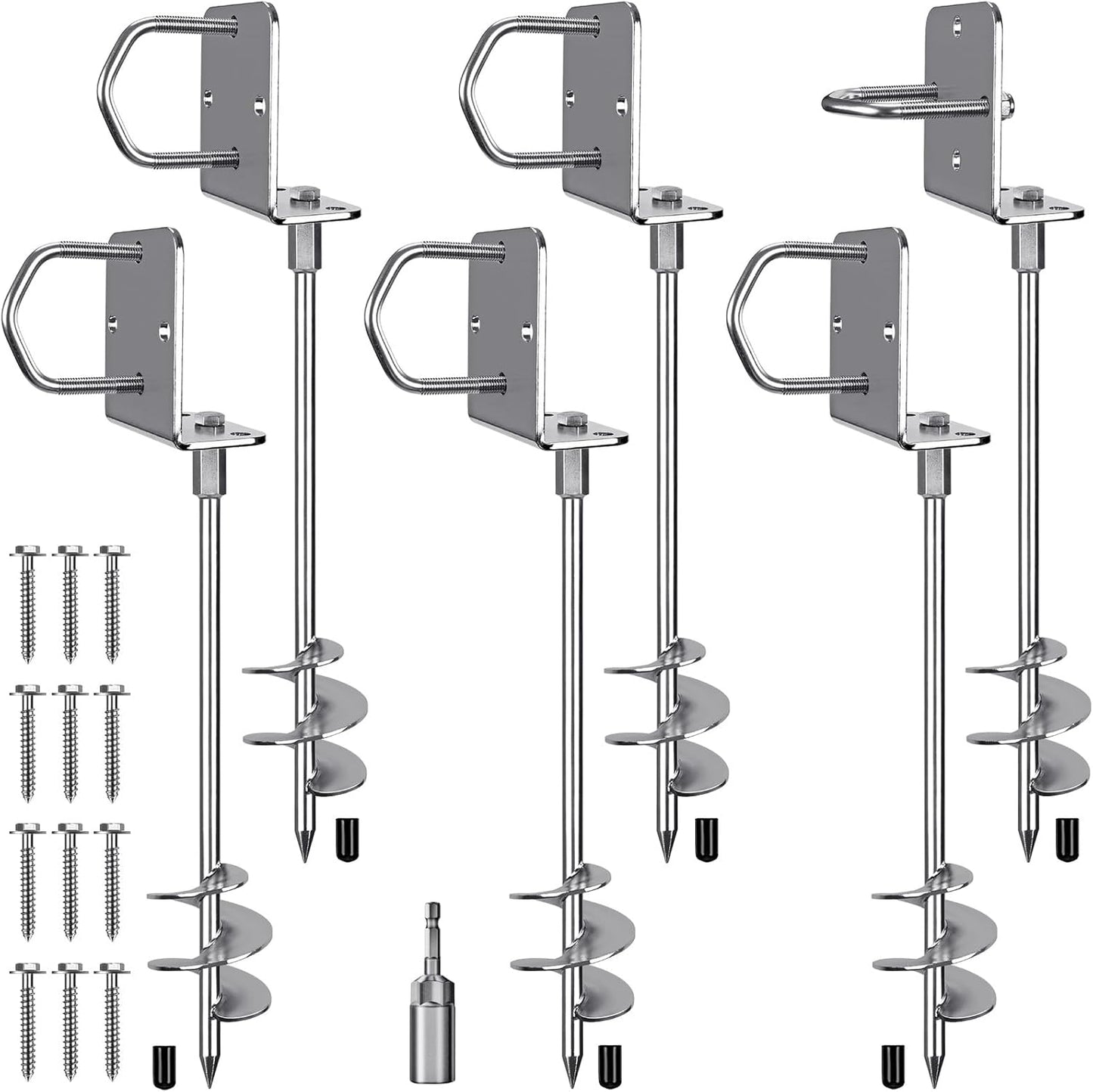 Multi-Purpose Trampoline Stakes Anchors for Secure Installation