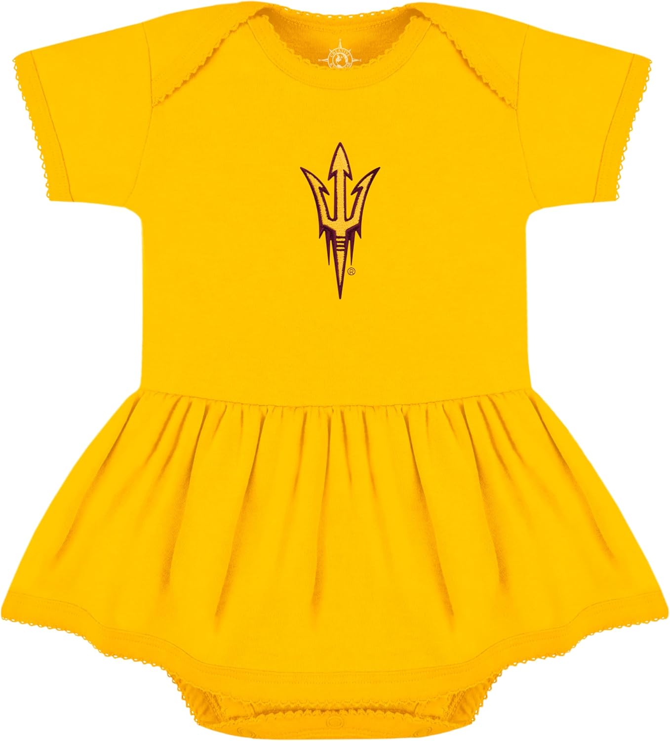Creative Knitwear College Baby Picot Bodysuit Dress for Girls