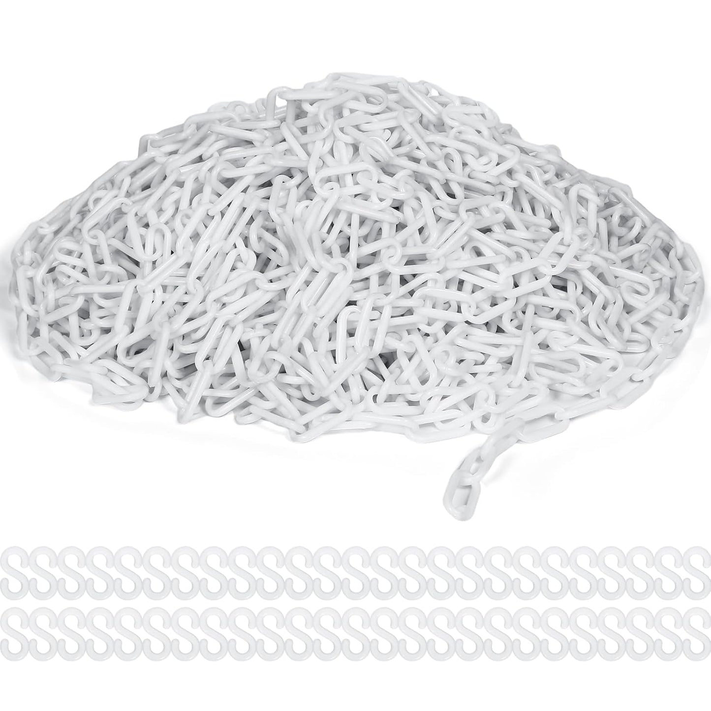 Geelin 200 ft Plastic Chain for Crowd Control and Decoration