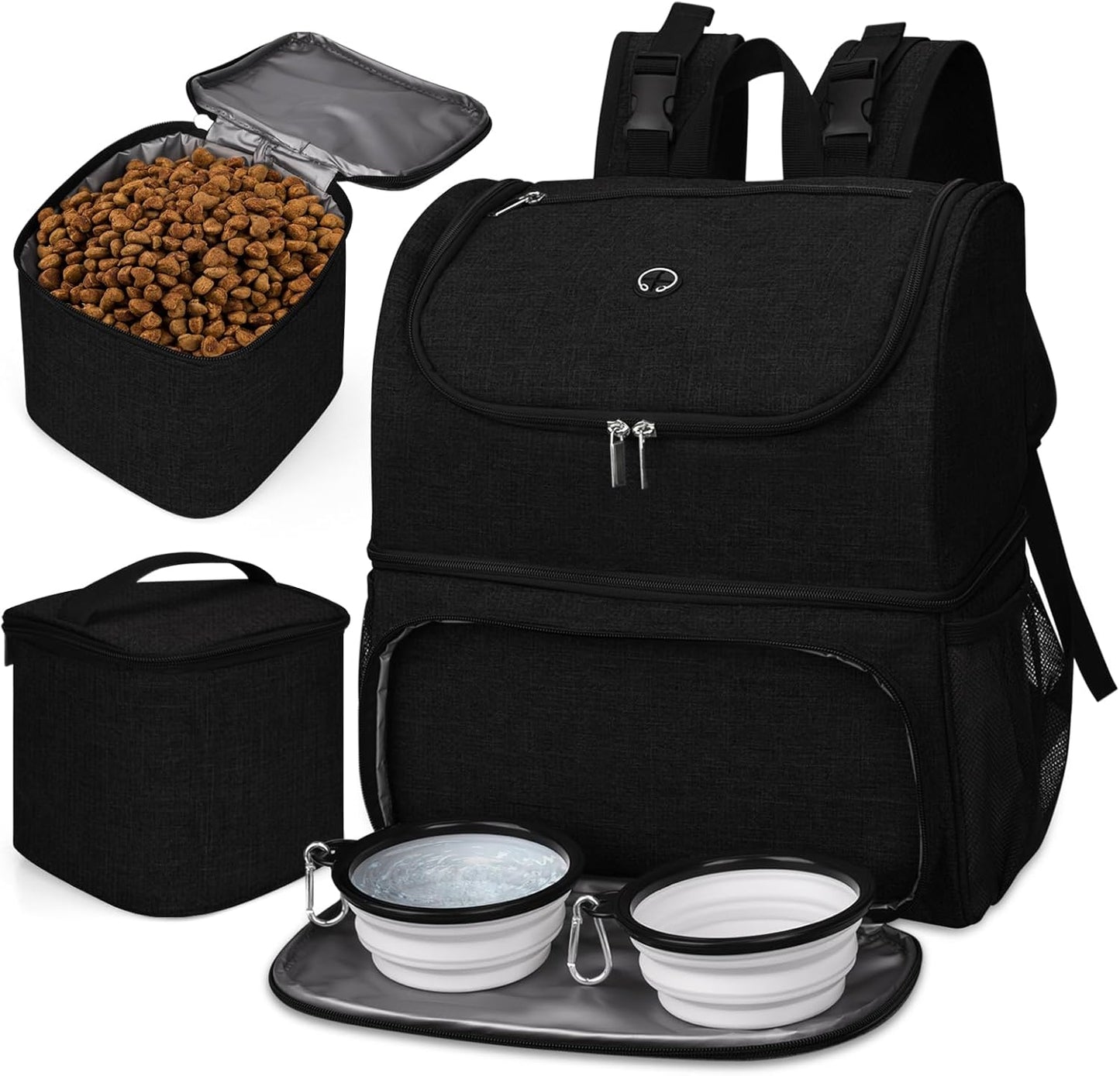 BAGLHER Pet Travel Bag: Double-Layer Backpack for Pets