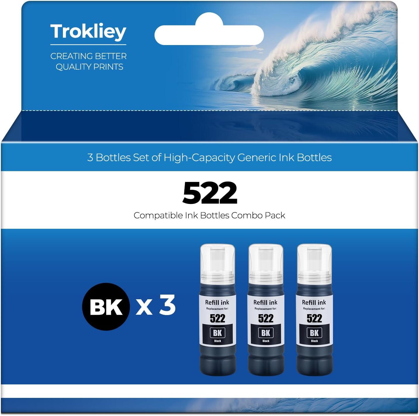 High-Quality Black Ink for Epson Printers