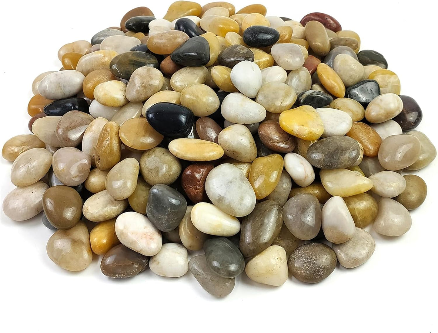 Natural Polished Pebbles for Indoor Plants and Landscaping