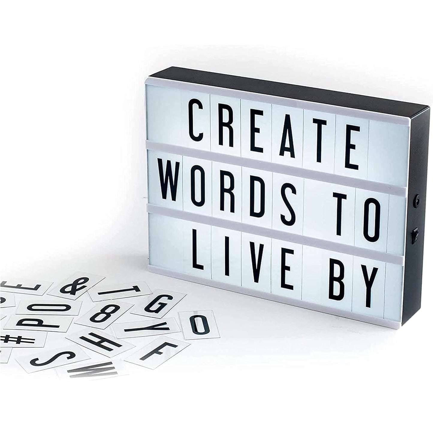 My Cinema Lightbox - Personalised LED Message Board for Home