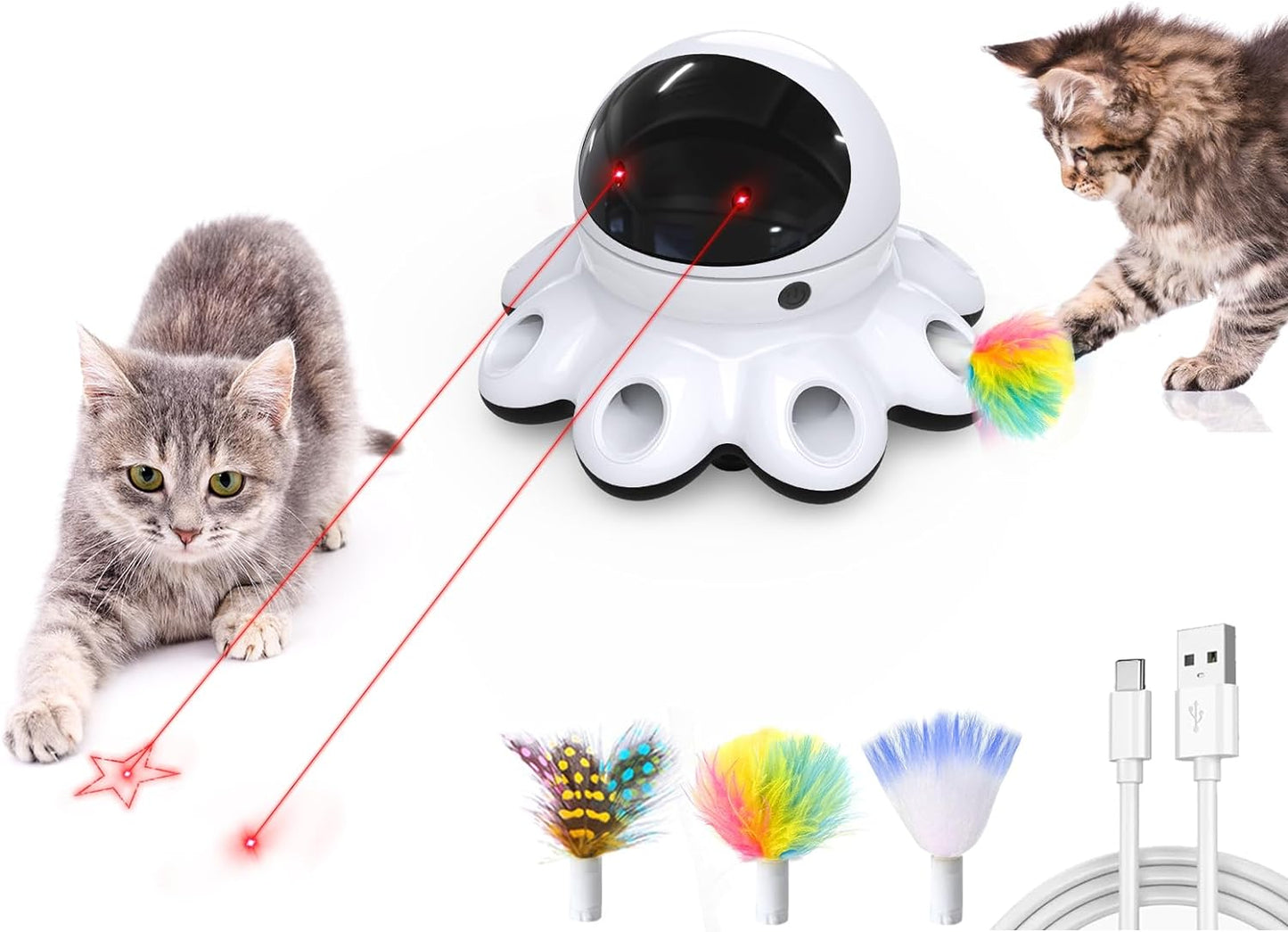 ORSDA Cat Laser Toy: Interactive Motion Activated Fun