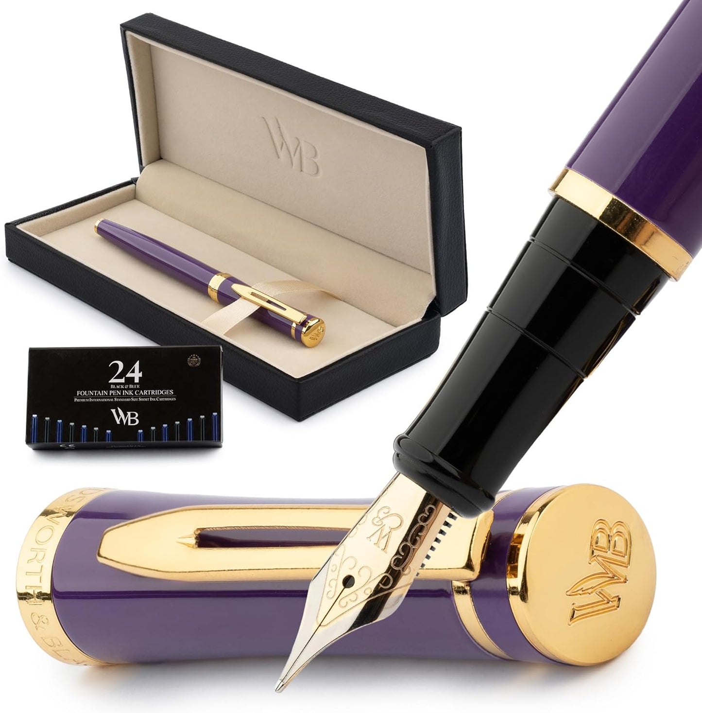 Wordsworth & Black Fountain Pen Set for Smooth Writing Joy