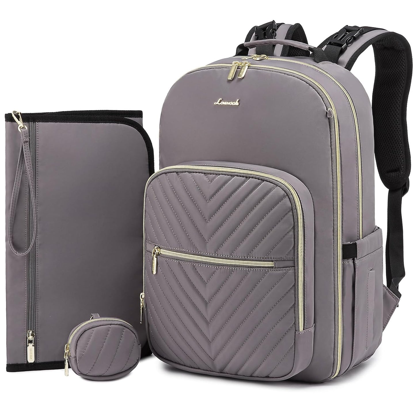 LOVEVOOK Diaper Bag Backpack: Stylish & Large Capacity