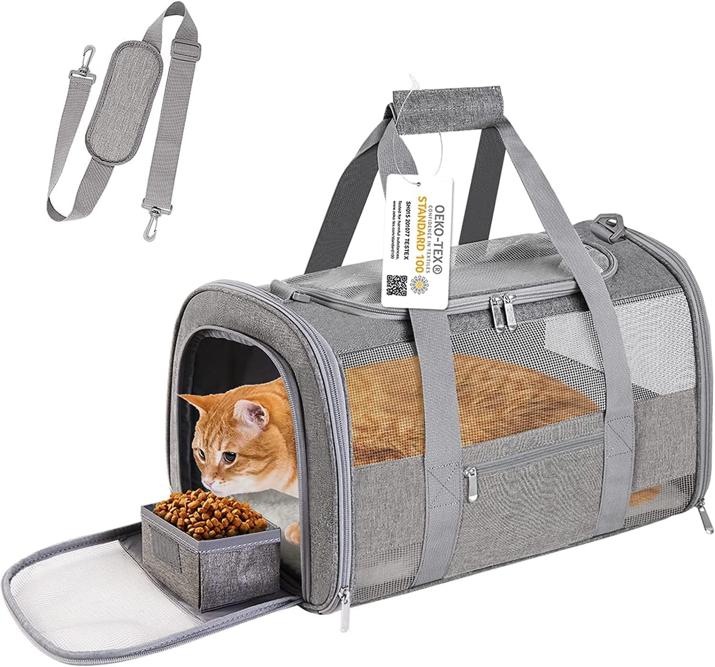 Large Airline Approved Pet Carrier Backpack for Cats & Dogs