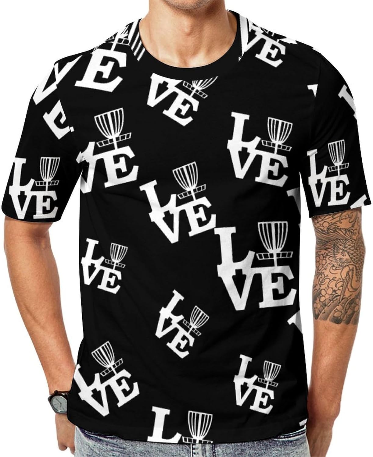 Men's Disc Golf Tee: Classic Summer Style!