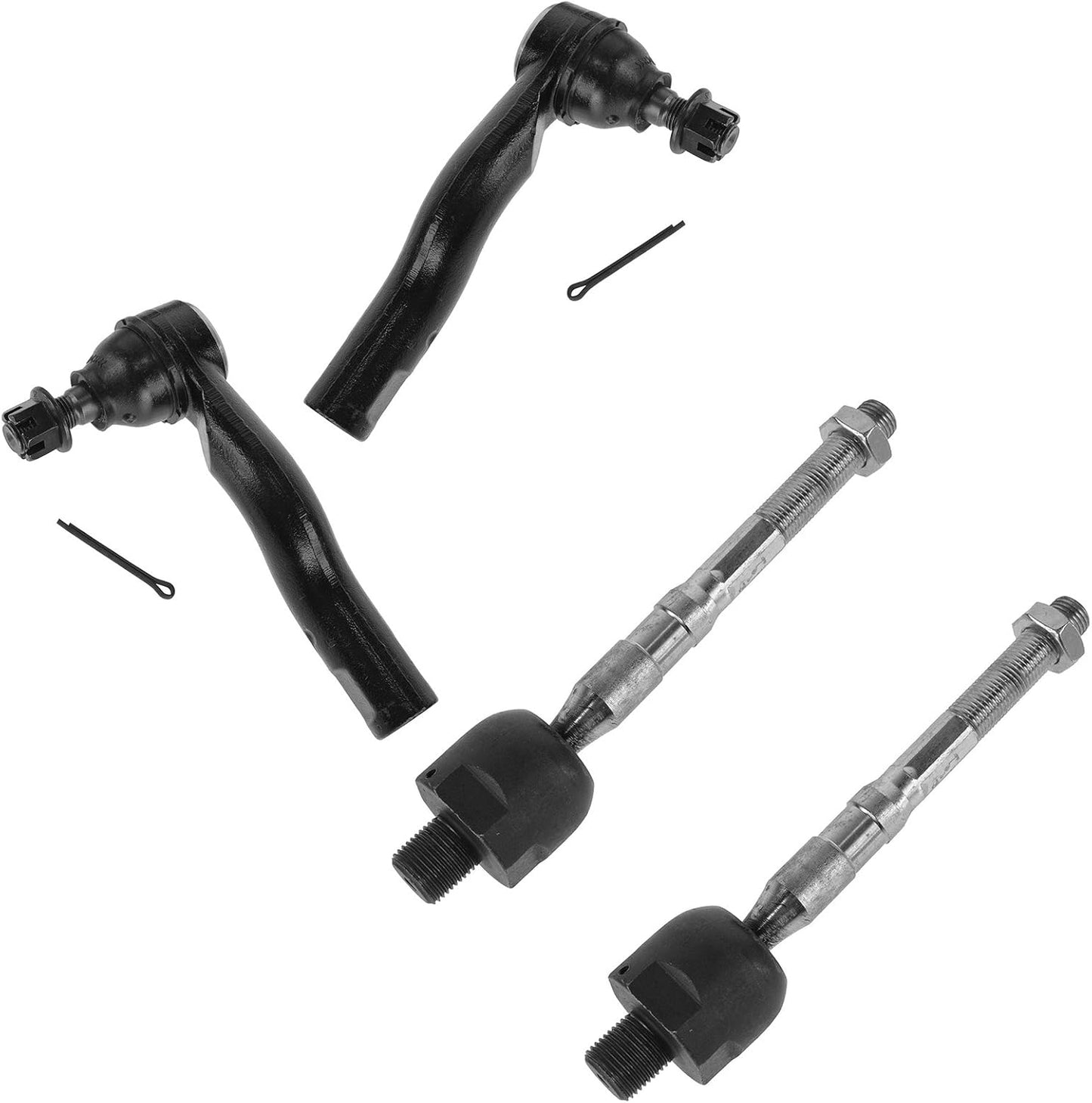 TRQ Front Tie Rod Set for 2003-2008 Mazda 6 - Quality Replacement