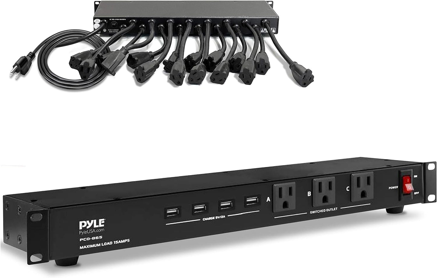Ultimate Power Distribution Unit with Surge Protection and Multi-Device Charging - Pyle PCO865