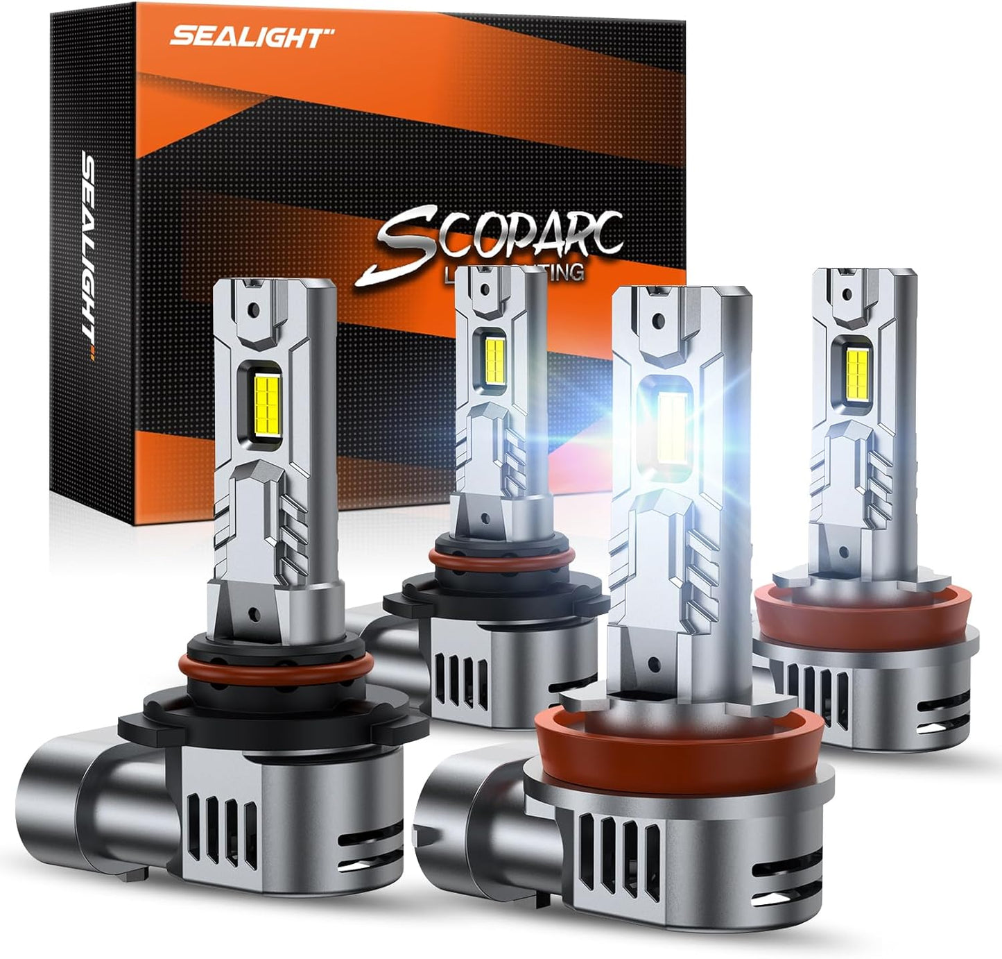 SEALIGHT S2S 9005 H11 Fog Bulbs Combo for Powersports and ATVs