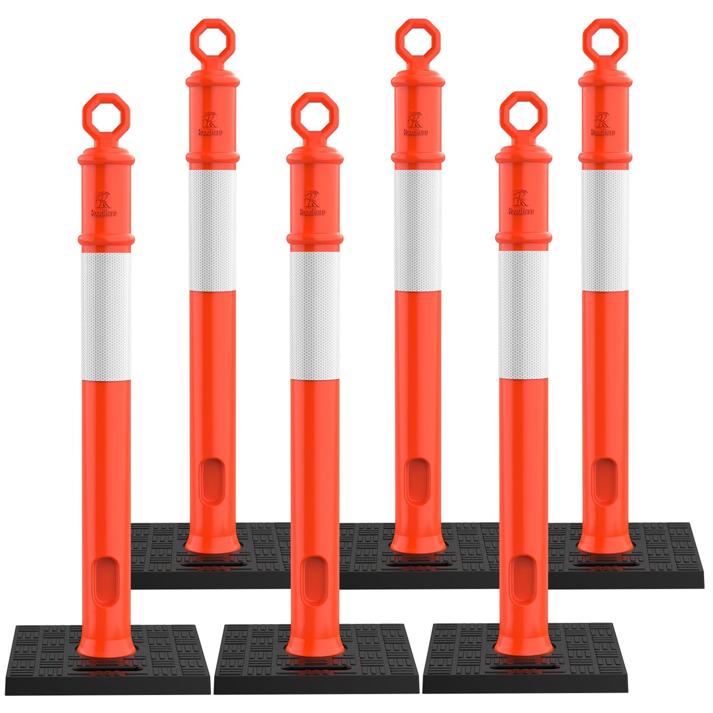 RoadHero 45 Inch Delineator Post for Traffic Safety and Control