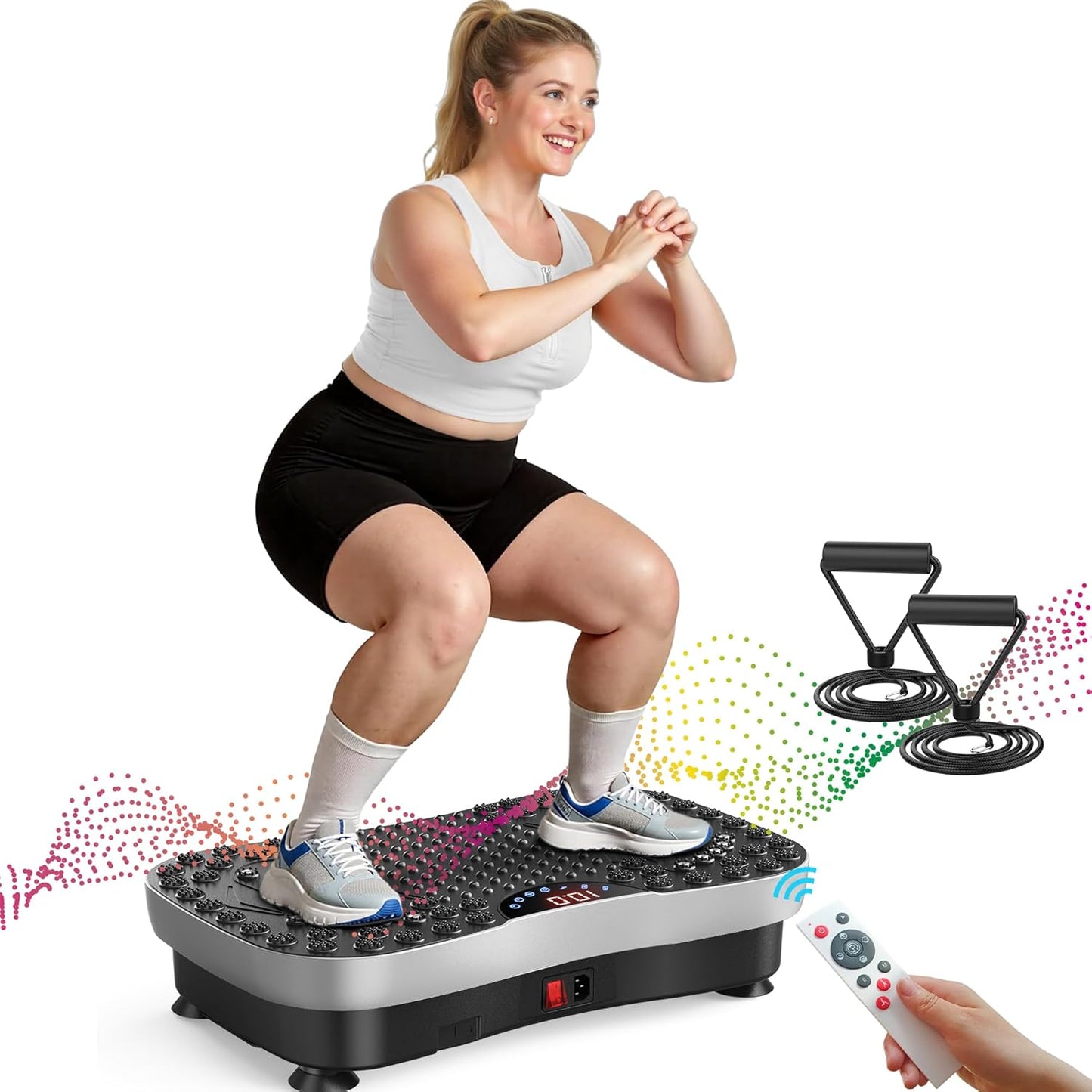 AXV Vibration Plate Exercise Machine for Whole Body Workout