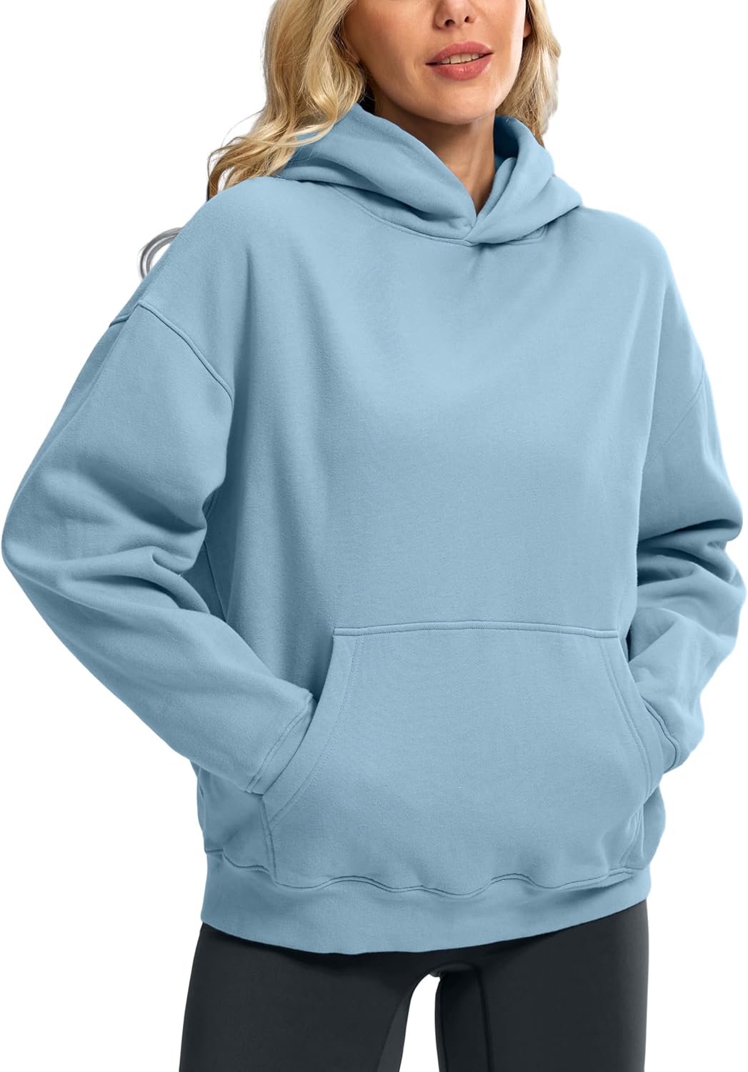 G Gradual Oversized Fleece Hoodie for Women - Casual Comfort