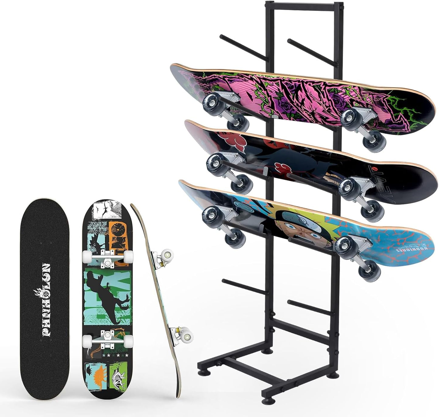 5-Tier Standing Board Rack | Space-Saving Organizer