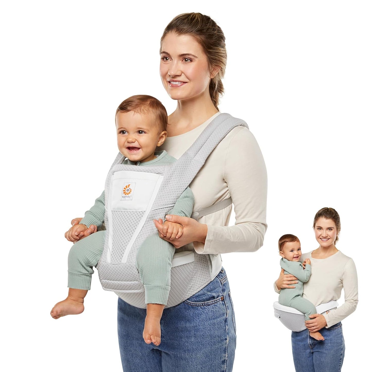 Ergobaby Alta Hip Seat Carrier - Breathable & Comfortable