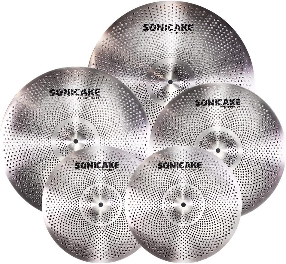 SONICAKE Low Volume Cymbal Pack for Quiet Practice Sessions