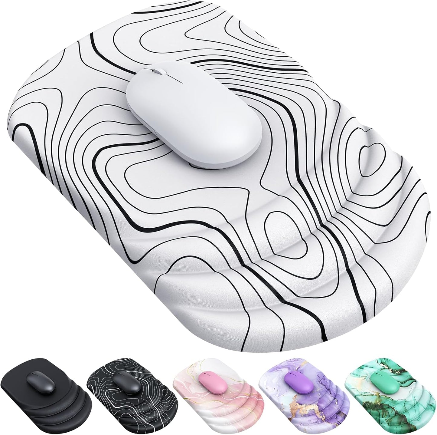Ergonomic Memory Foam Mouse Pad: Comfort & Support