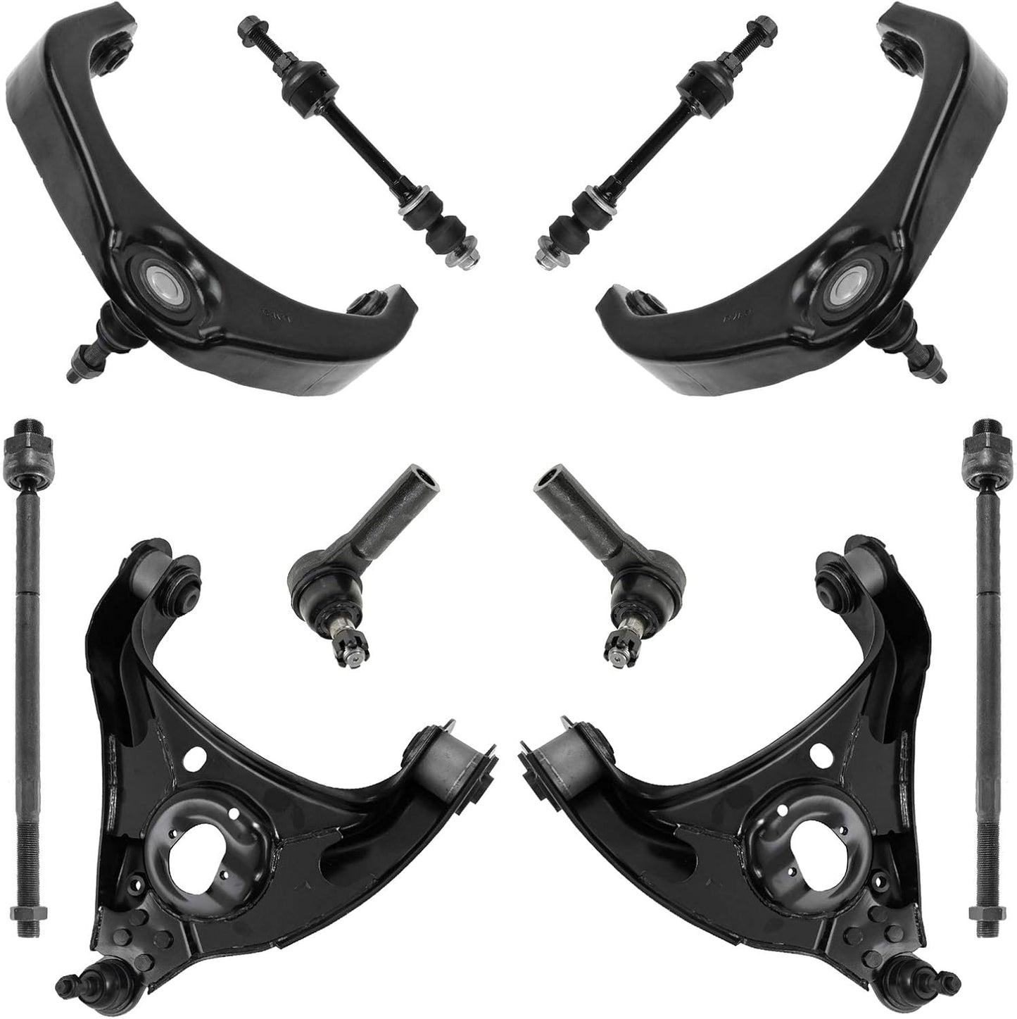 TRQ Front Steering & Suspension Kit for Dodge Ram 1500 2006-2007