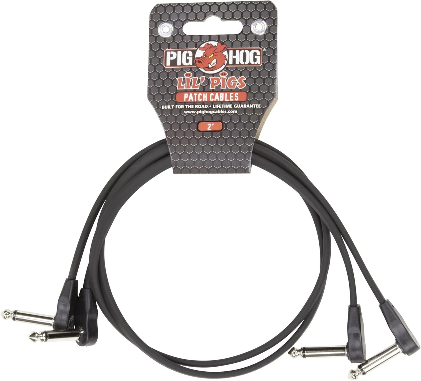 Premium Pig Hog Patch Cables - 2 Pack, 2 ft.