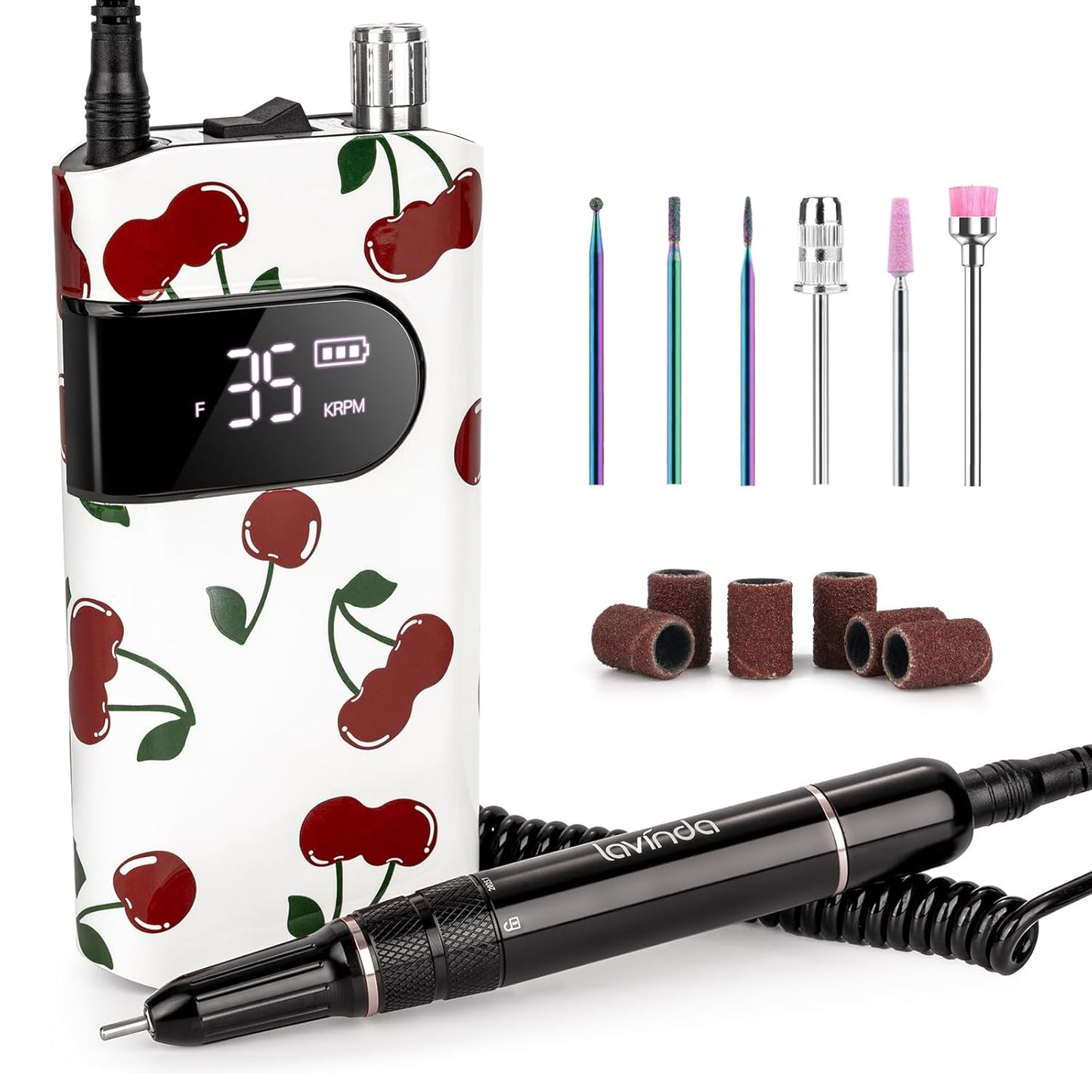 Lavinda 35000RPM Electric Nail Drill for Salon Home Use