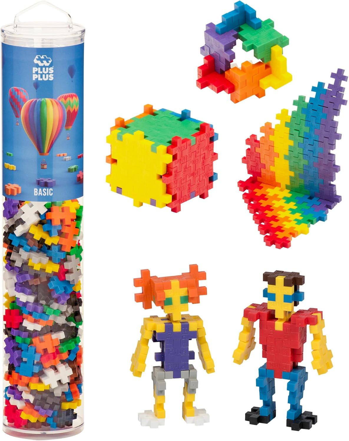 Imaginative STEM Building Fun - 240 Piece Plus-Plus Blocks