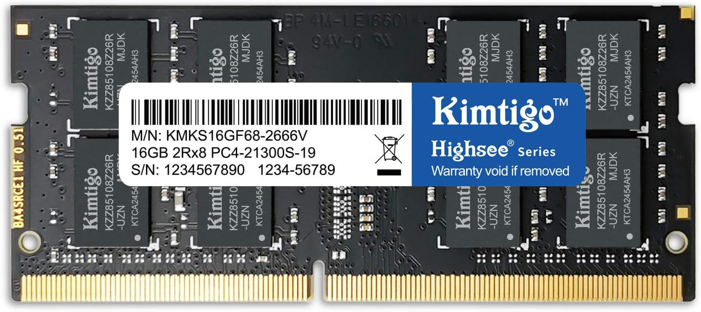 DDR4 16GB Laptop RAM Upgrade for High Performance Computing