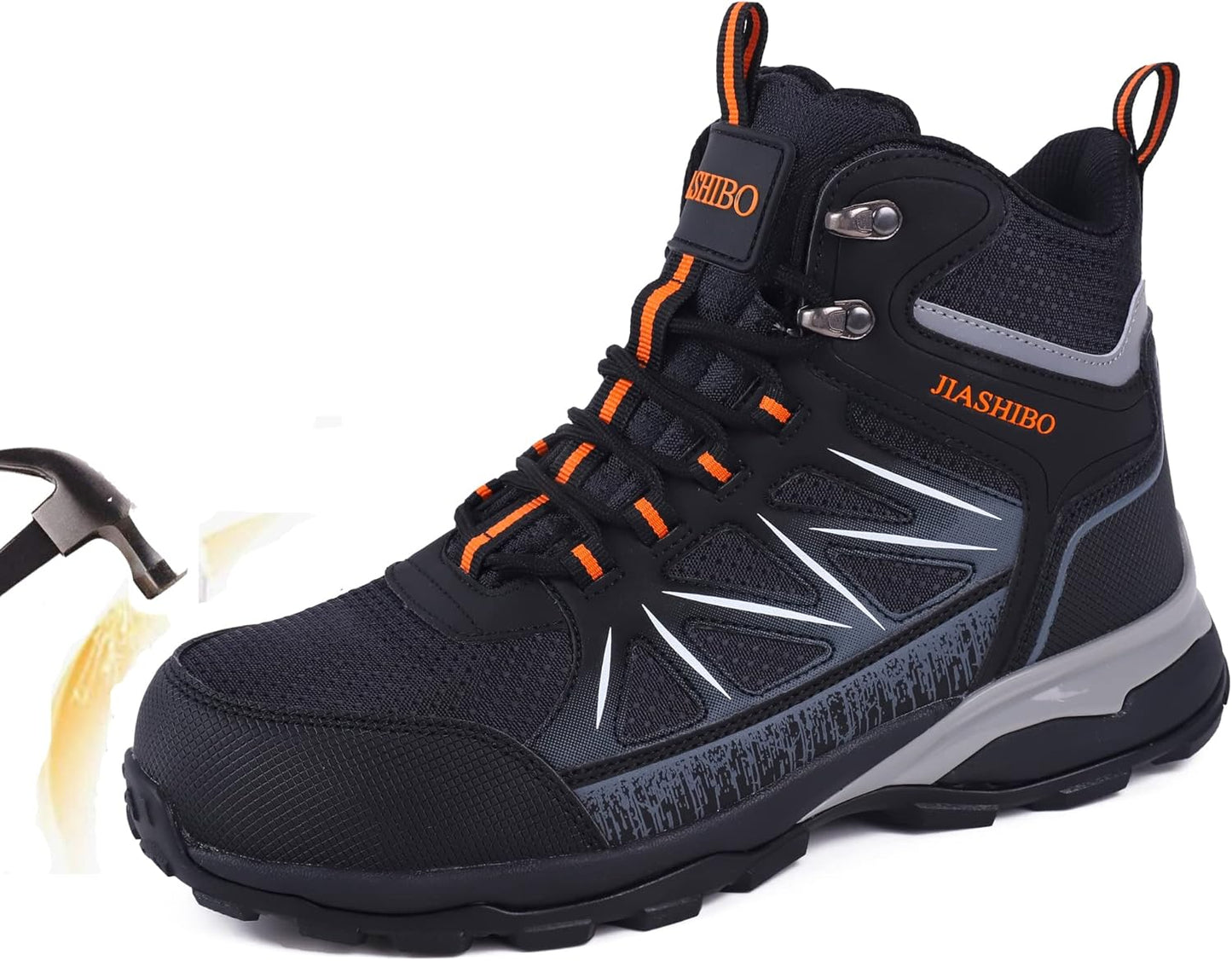 Steel Toe Work Boots for Women - Insulated Lightweight Safety Shoes
