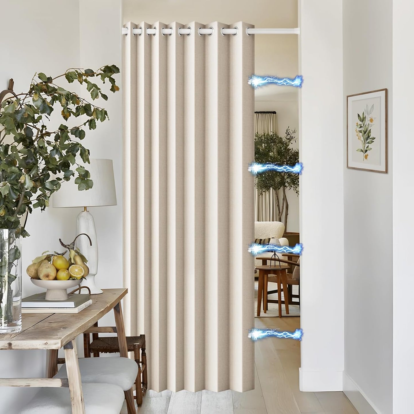 Faux Linen 100% Blackout Curtains for Total Privacy and Style