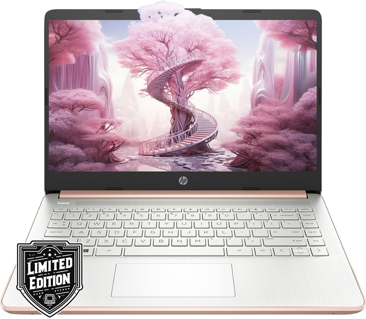 HP 14 HD Laptop with Microsoft 365 and Long Battery Life