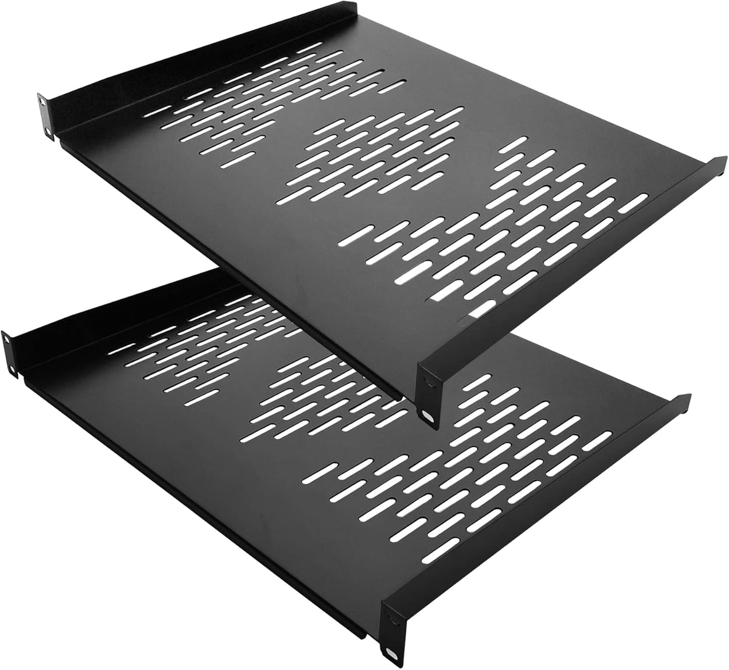 RIVECO 2 PCS 1U Server Rack Shelf for Network Equipment Mounting
