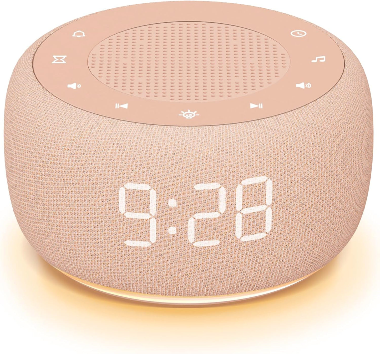 Buffbee Sound Machine & Alarm Clock 2-in-1 for Better Sleep