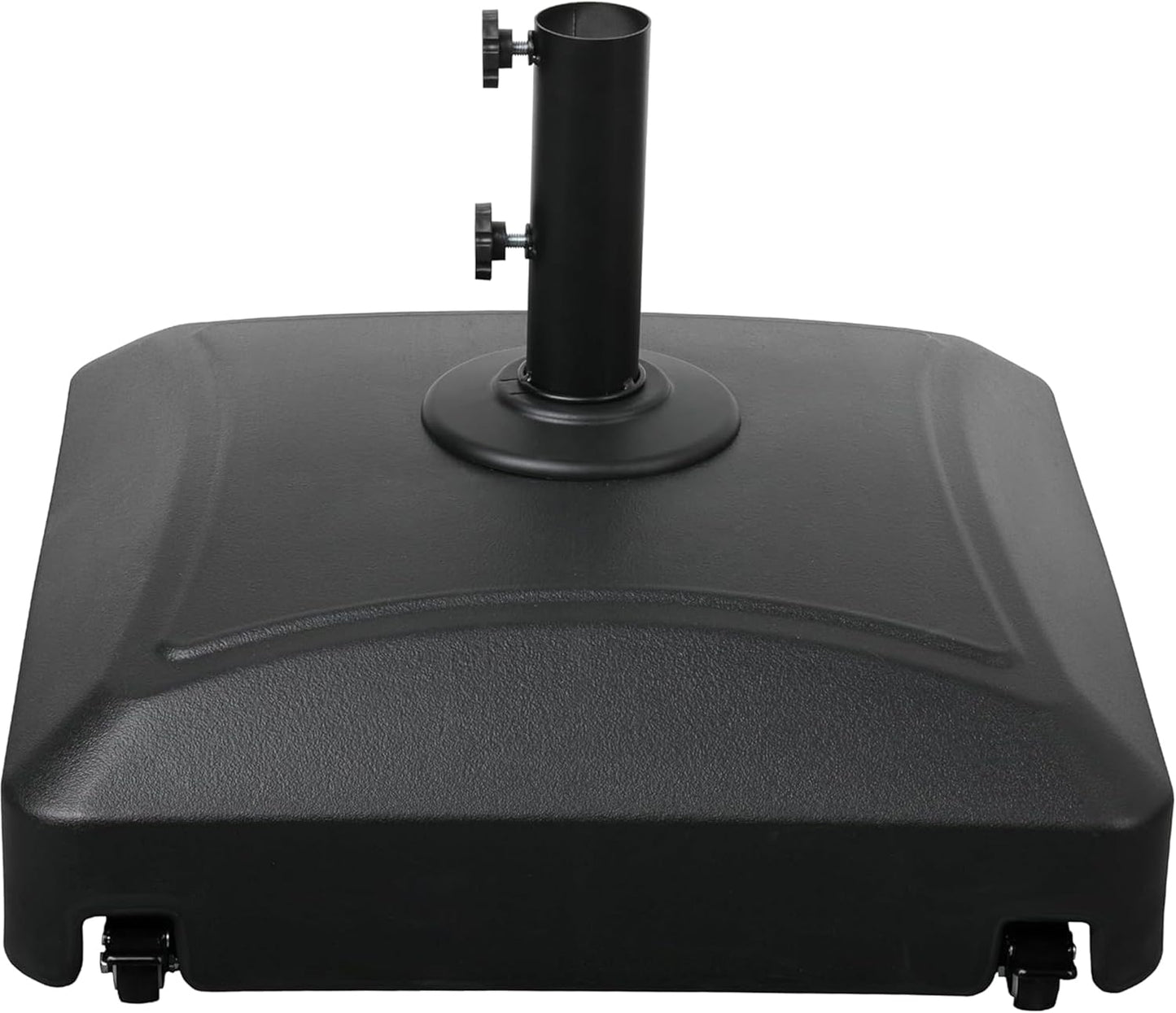 Fillable Mobile Patio Umbrella Base with Wheels and Locks
