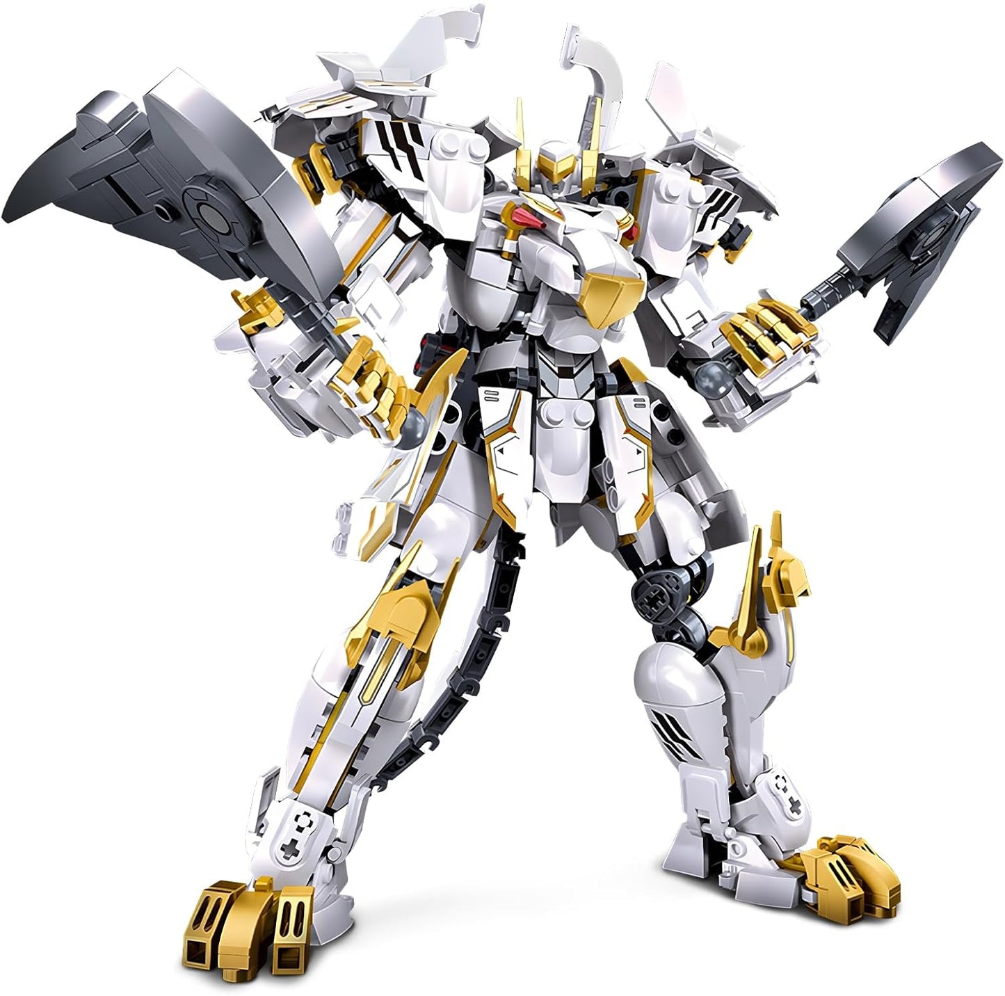 Mech Robot Building Blocks Set for Adults - White Tiger Warrior