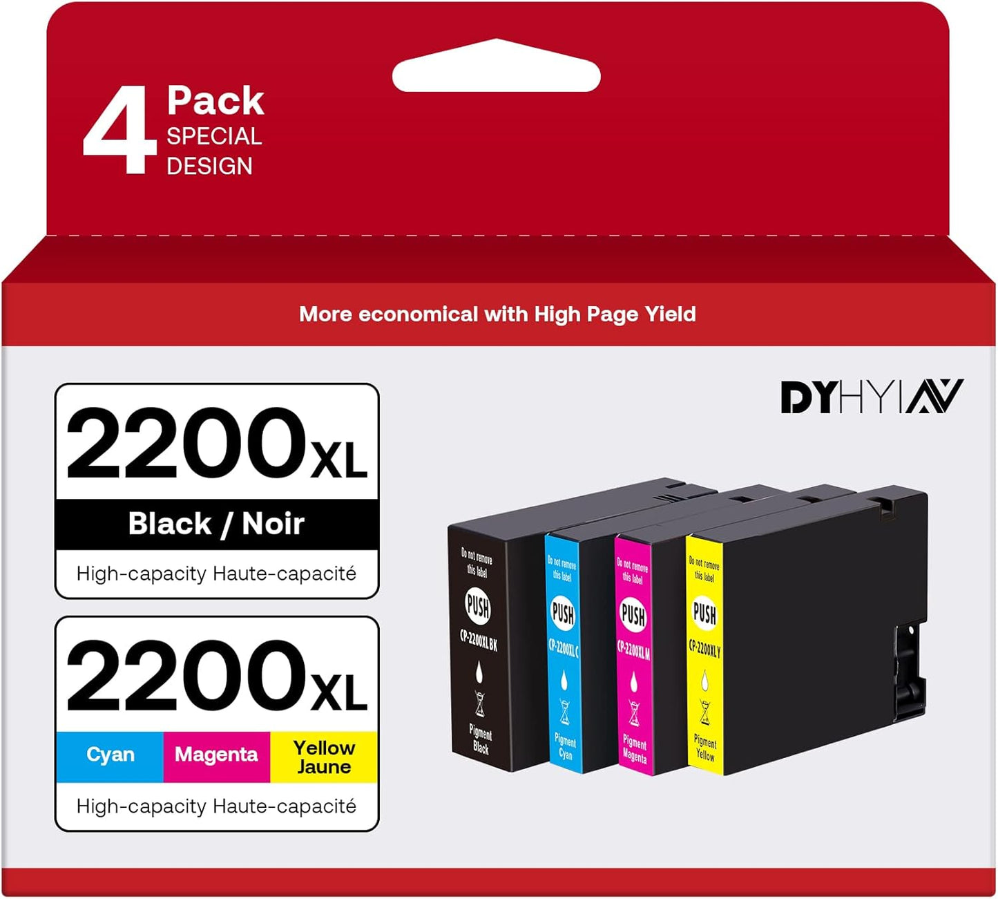 Osir 2200XL Ink Cartridges Compatible for Canon Maxify Printers