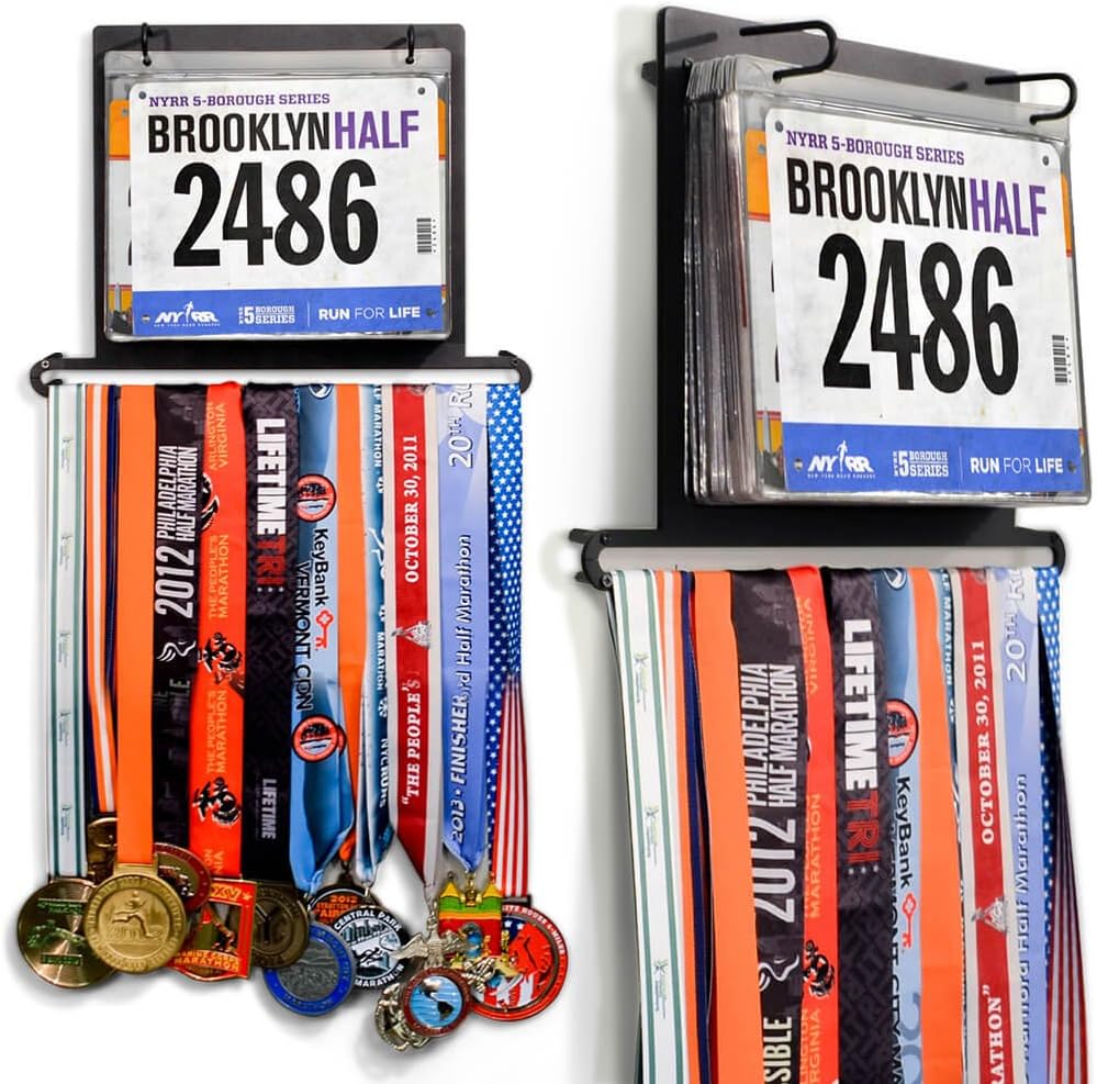 Race Bib Holder and Medal Display for Runners - BibFOLIO Plus