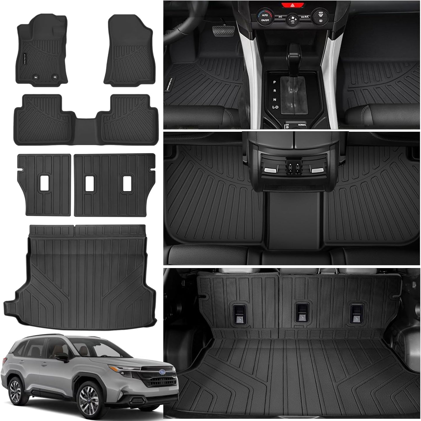 Floor Mats for 2025 2026 Subaru Forester - All Weather Protection