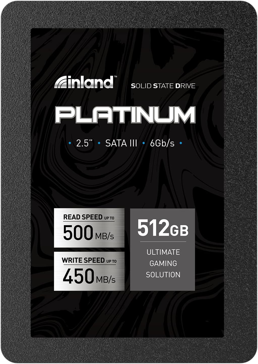 Increased Speed: INLAND 512GB SATA III 2.5 SSD