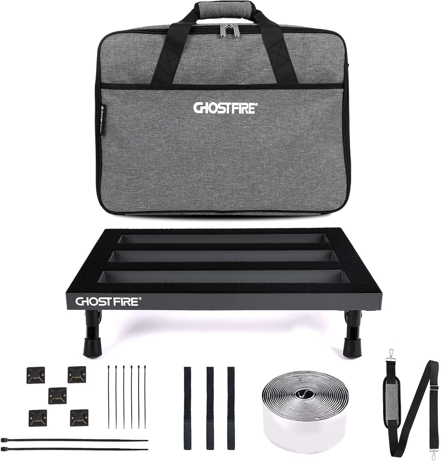 Ghost Fire Guitar Pedal Board: Lightweight Aluminum Alloy Design