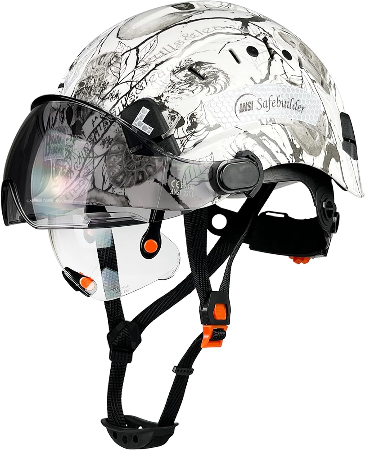 Construction Safety Helmet with Visor for Head Protection