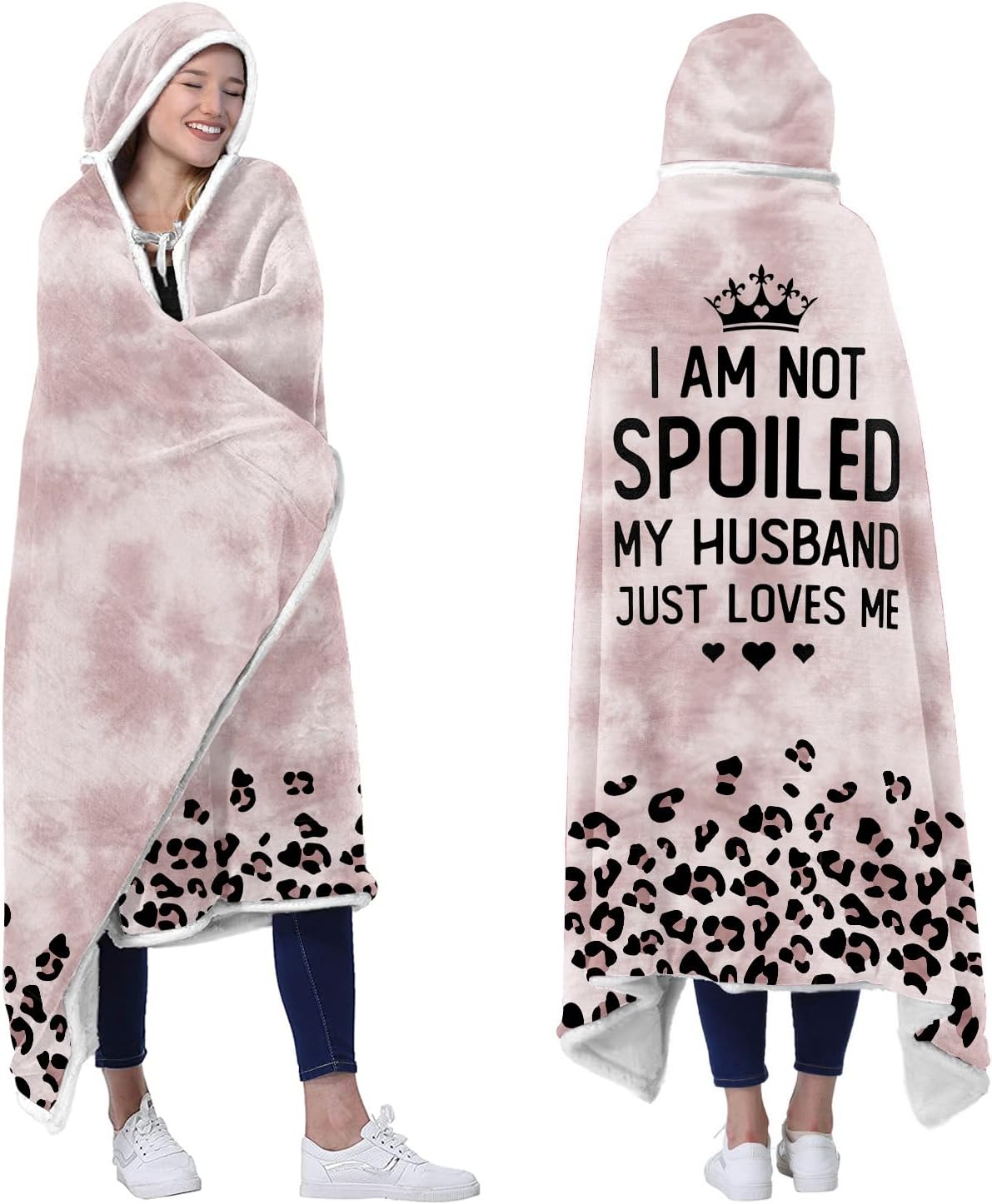 Wearable Blanket Hoodie - Cozy Gift for Wife