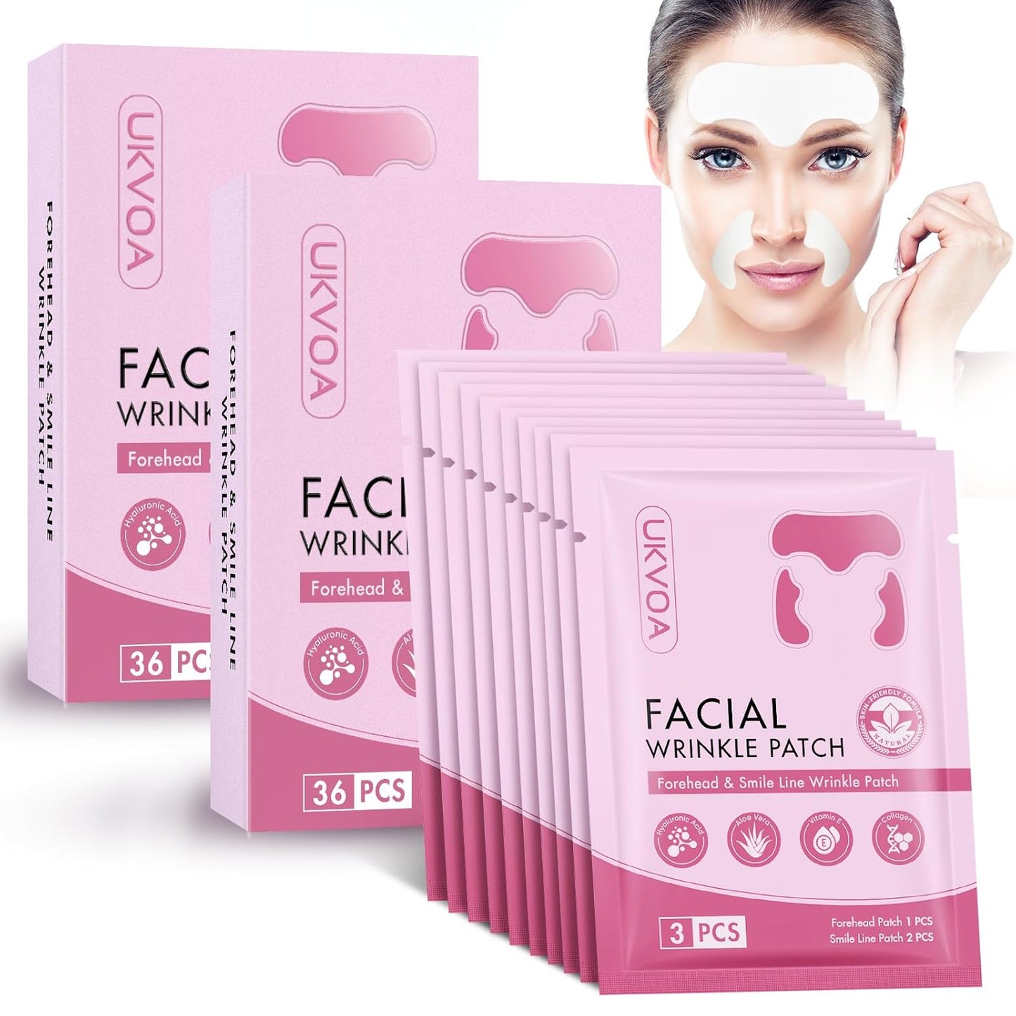 Forehead Wrinkle Patches for Effective Overnight Treatment
