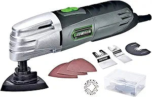 Genesis GMT15A Multi-Purpose Oscillating Tool with 19-Piece Kit