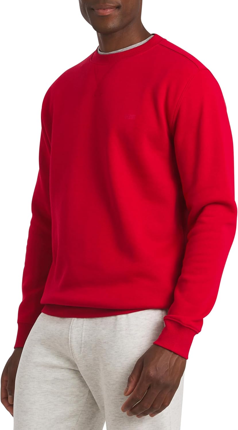 Chaps Men's Everyday Classic Casual Long Sleeve Fleece Sweater