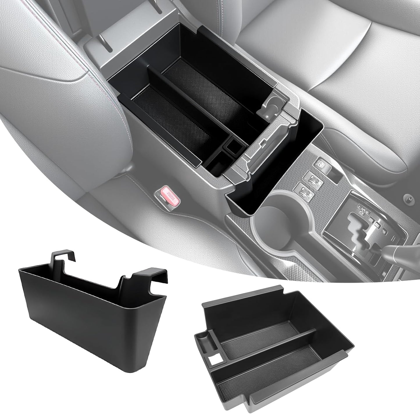 2PCS Center Console Organizer for 2010-2024 Toyota 4Runner