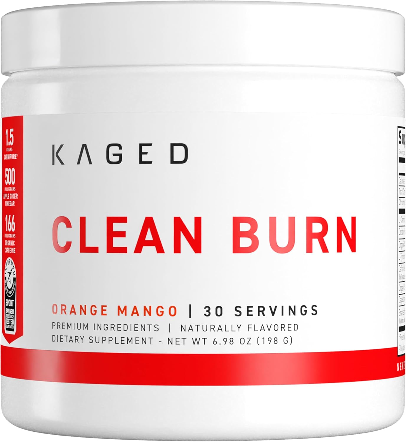Clean Burn Organic Thermogenic - Energy Boost & Fat Loss